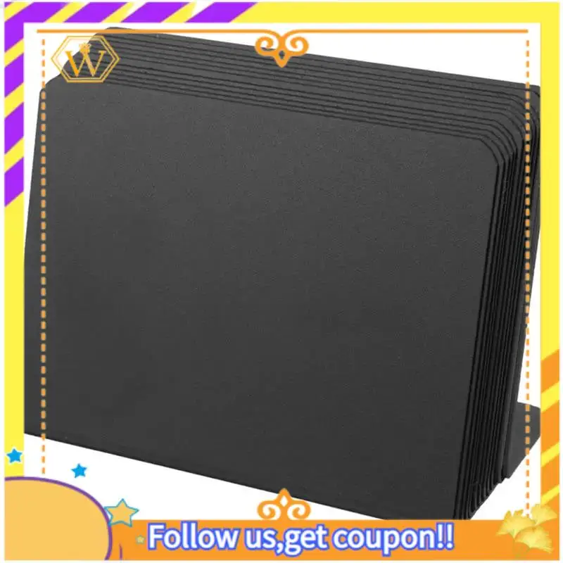 20Pcs Table Signs Food Board Buffet Party Labels Message Blackboard Chalk Table Display Price Tabletop Easy Install