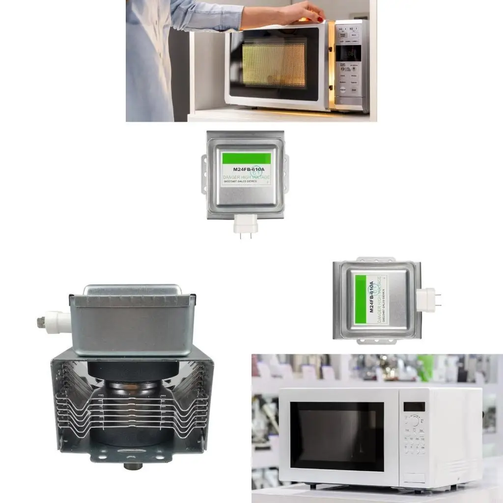 J1hf 900w substituição magnetron tubo forno microondas M24FB-610A micro-ondas magnetron peça textura metal para microondas
