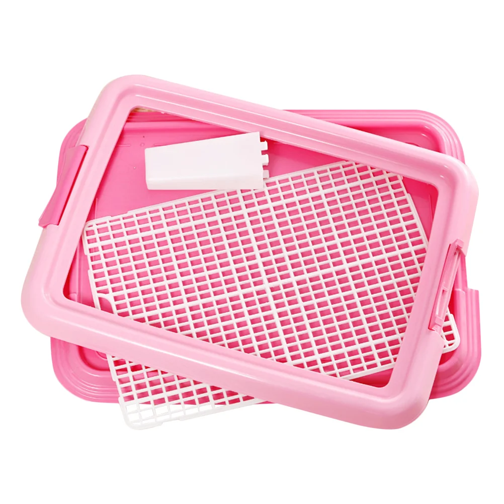 

Potty Toilet Dog Puppy Training Pet Indoor Pads Pad Cat Holder Tray Mesh Pee Starter Kit Potties Mat Gird Replacement Diapers