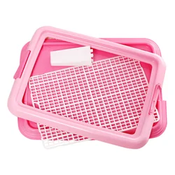 Potty Toilet Dog Puppy Training Pet Indoor Pads Pad Cat Holder Tray Mesh Pee Starter Kit Potties Mat Gird Replacement Diapers