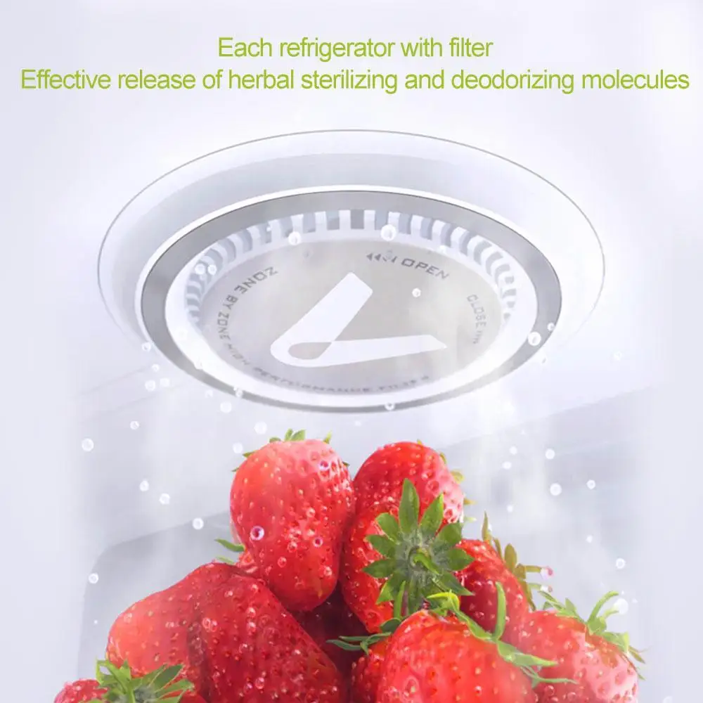 

Refrigerator Air Clean Facility Filter for Vegetables Fruit Food Fresh Summer Household Kitchen Supples