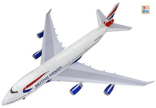 

3D бумажная модель авиации 747, сделай сам, оригами, бумажные художественные игрушки
