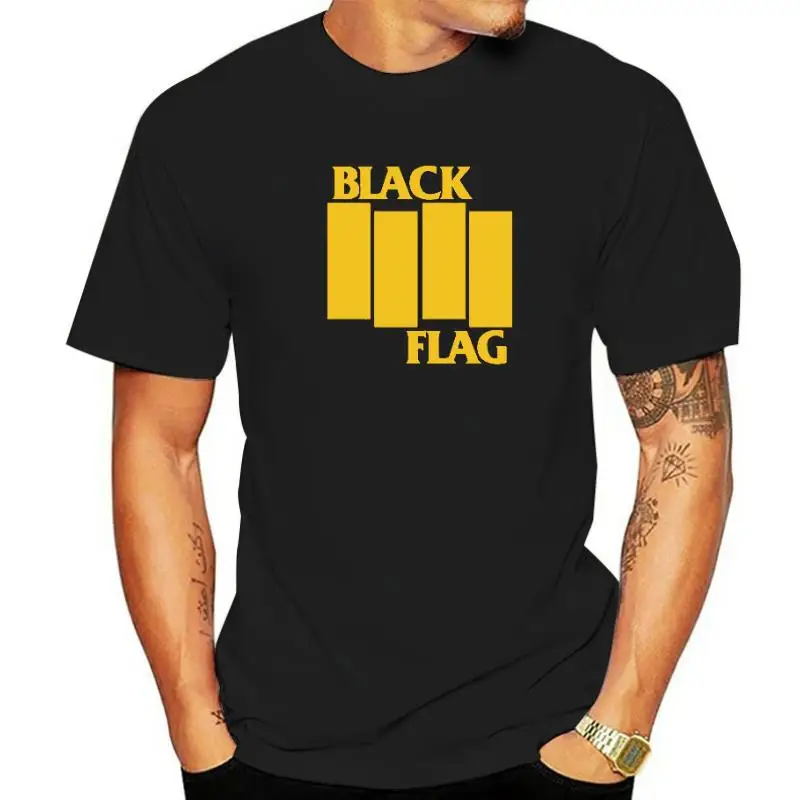 Black Flag T Shirt Men Punk Rock Band Men T-shirt Short Sleeve O-neck Cotton Camisa Masculina T Shirt top tees