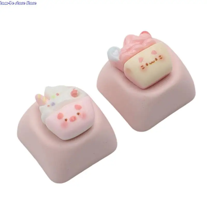 

D0UA ESC Keycap Resin Mechanical Keyboards Keycaps With Lovely 3D Cartoon Pig Pattern