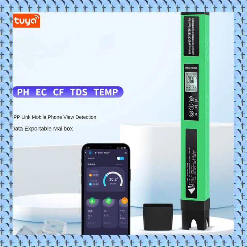 

NOCM 5 In 1 Water Quality Tester PH/EC/TDS/CF/Temp With BT Multifunction Water Meter Digital PH Meter For Pool Hydroponics