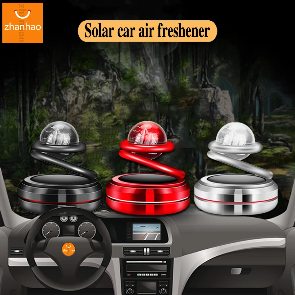 

Car Air Freshener Solar 360° Rotating Aromatherapy Ornaments Car Interior Accessories Men And Women's Original Perfume Diffuser