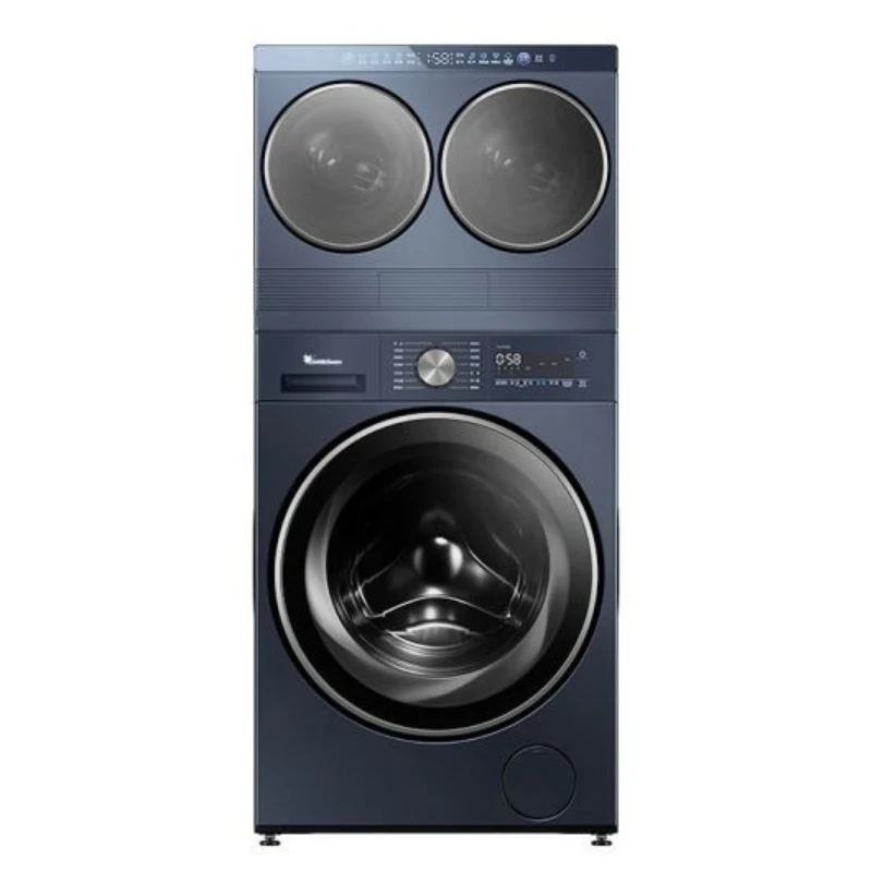 

Mini lazy washing and drying integrated double cylinder three cylinder partition washing machine set combination