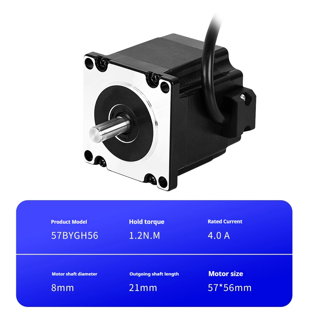 

Шаговый двигатель 57, мотор-редуктор микропеременного тока, промышленное управление, промышленный высокоскоростной двигатель с высоким крутящим моментом