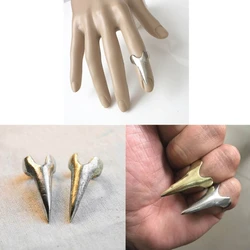 5Pcs/set Ring Stitches Tool Hair Extension Finger Ring Metal Nails For Fingers Easy Braiding Hair Tool Finger Claws Ring Y08E