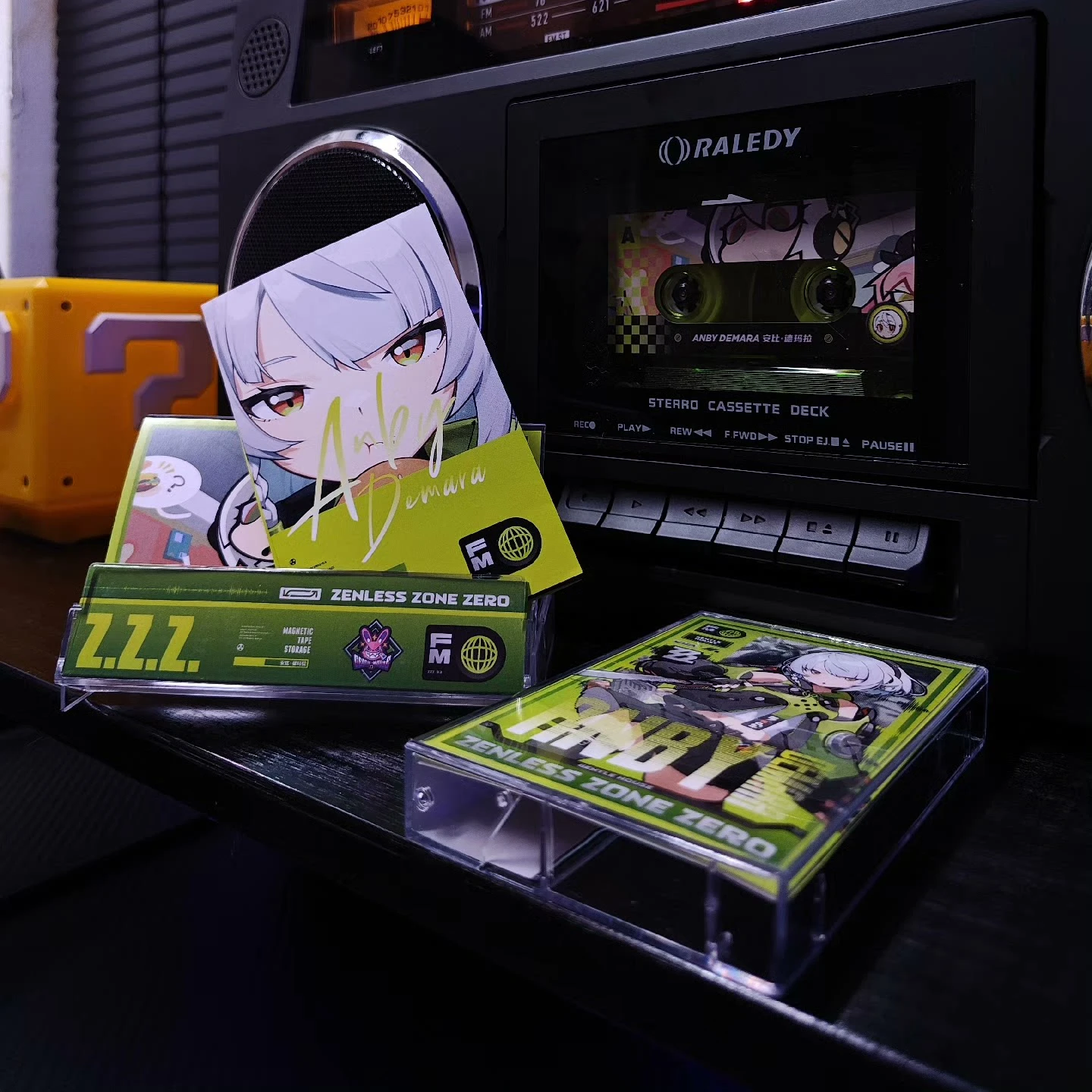 لعبة Zenless Zone Zero Sam Slade شريط الموسيقى Anby Demara OST ألبوم كاسيت كوسبلاي وكمان مسجل صندوق المسارات الصوتية للسيارة هدايا
