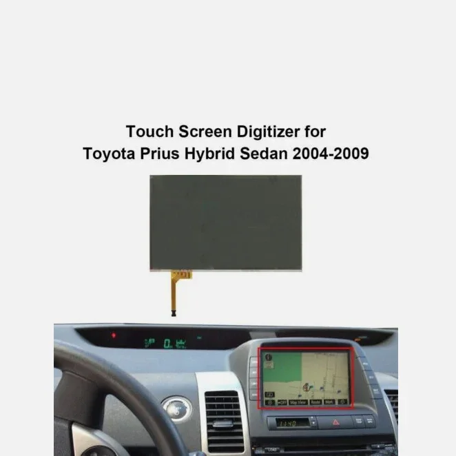 

7.3inch Touch Screen Digitizer 2004-2009 4-Pin 5V #LTA070B510F for Lexus for Toyota for Prius Sedan Fit All MFD Replacement