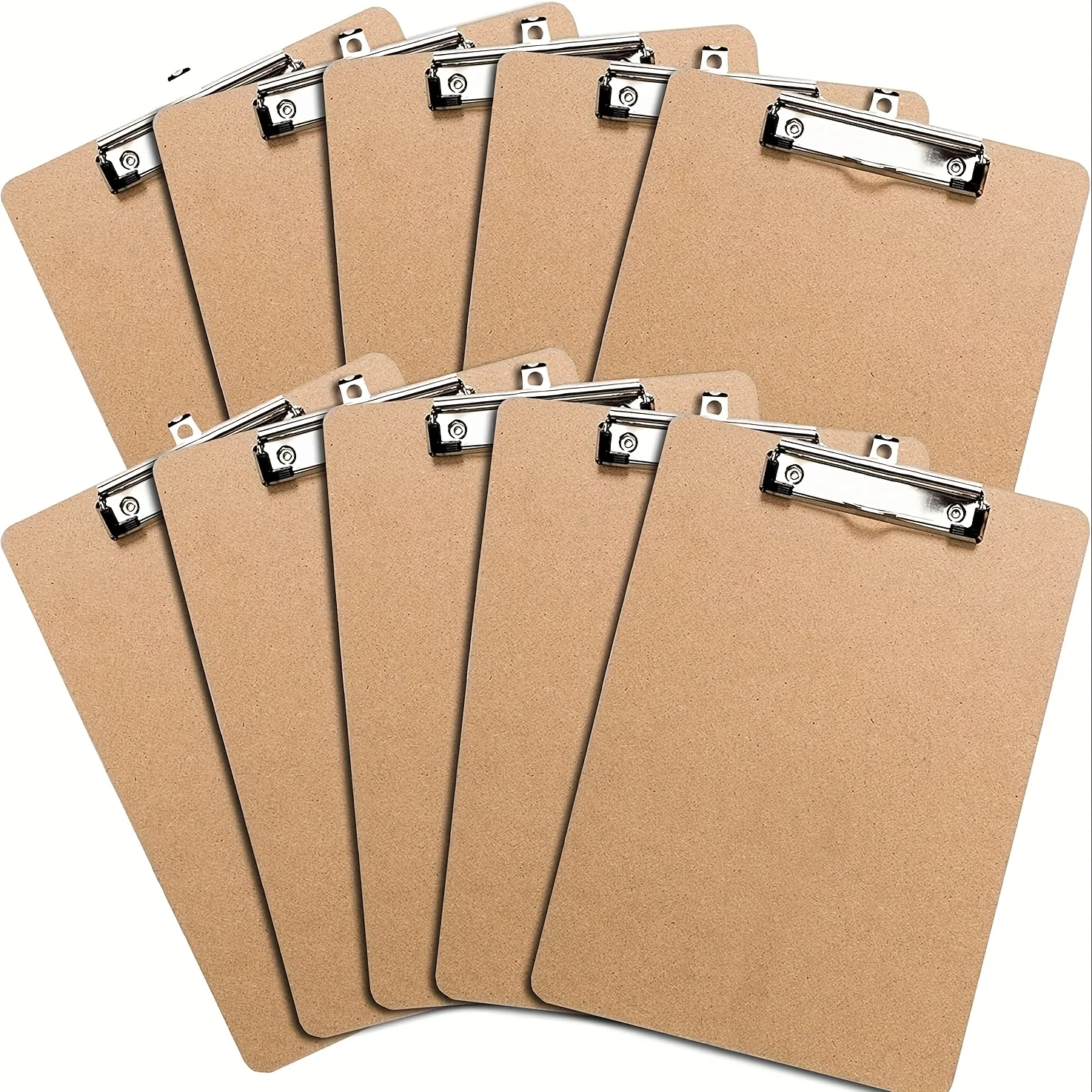 

Набор из 6/10 шт. картонных планшетов-клипбордов для офиса, стандартный формат А4, с неброским зажимом, 12,5 x 9 дюймов, для класса