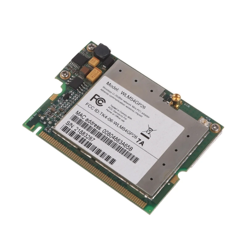 Wireless NetworkCard WLM54GP26 AR2413 Connettore adattatore di rete Scheda Wlan per PC fai da te