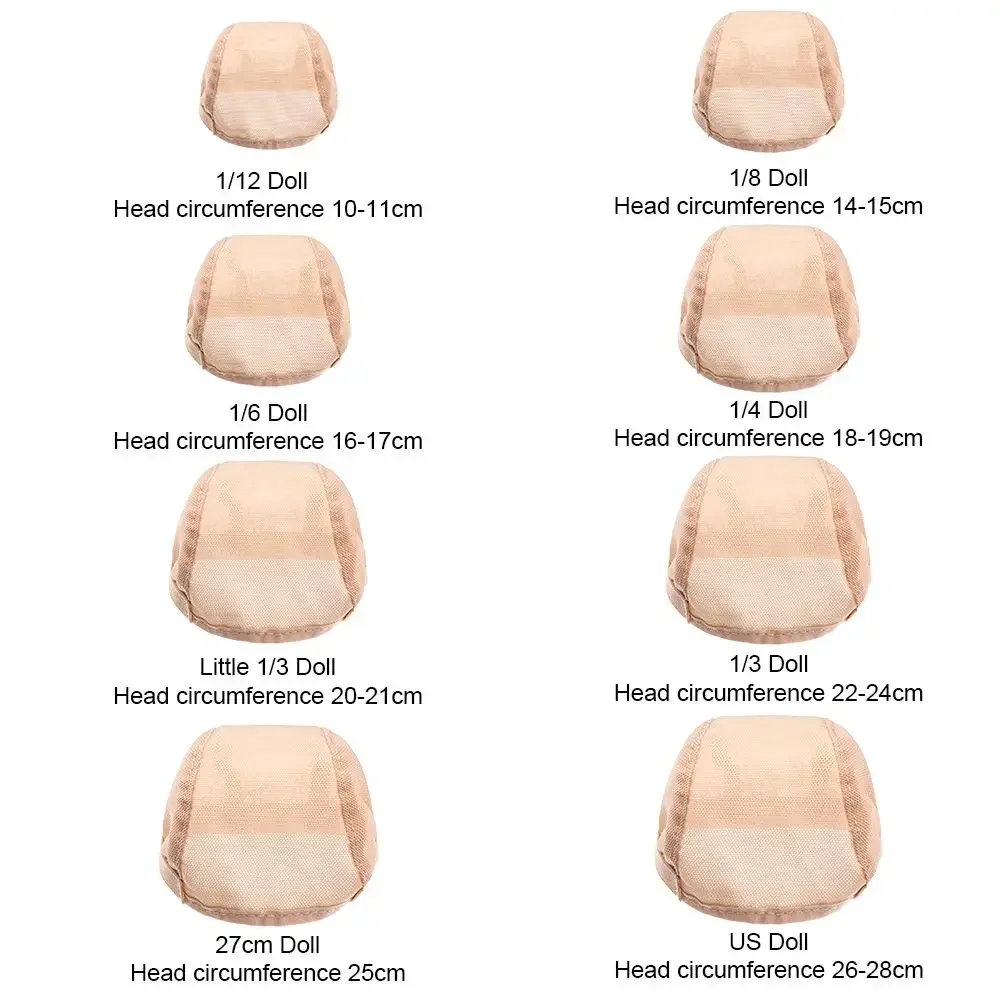 DIY Wig Toy Doll DIY Accessories Fixed Hair Head Headgear Hairnet Net Non-slip Hat Cap