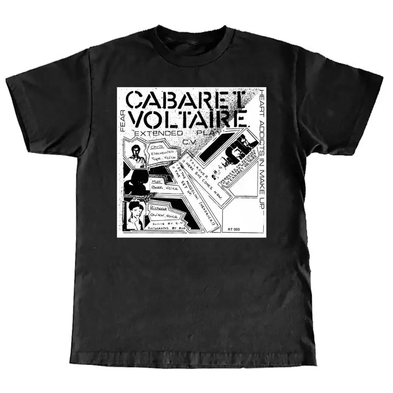 Cabaret Voltaire 'Extended Play' T Shirt S 5XL
