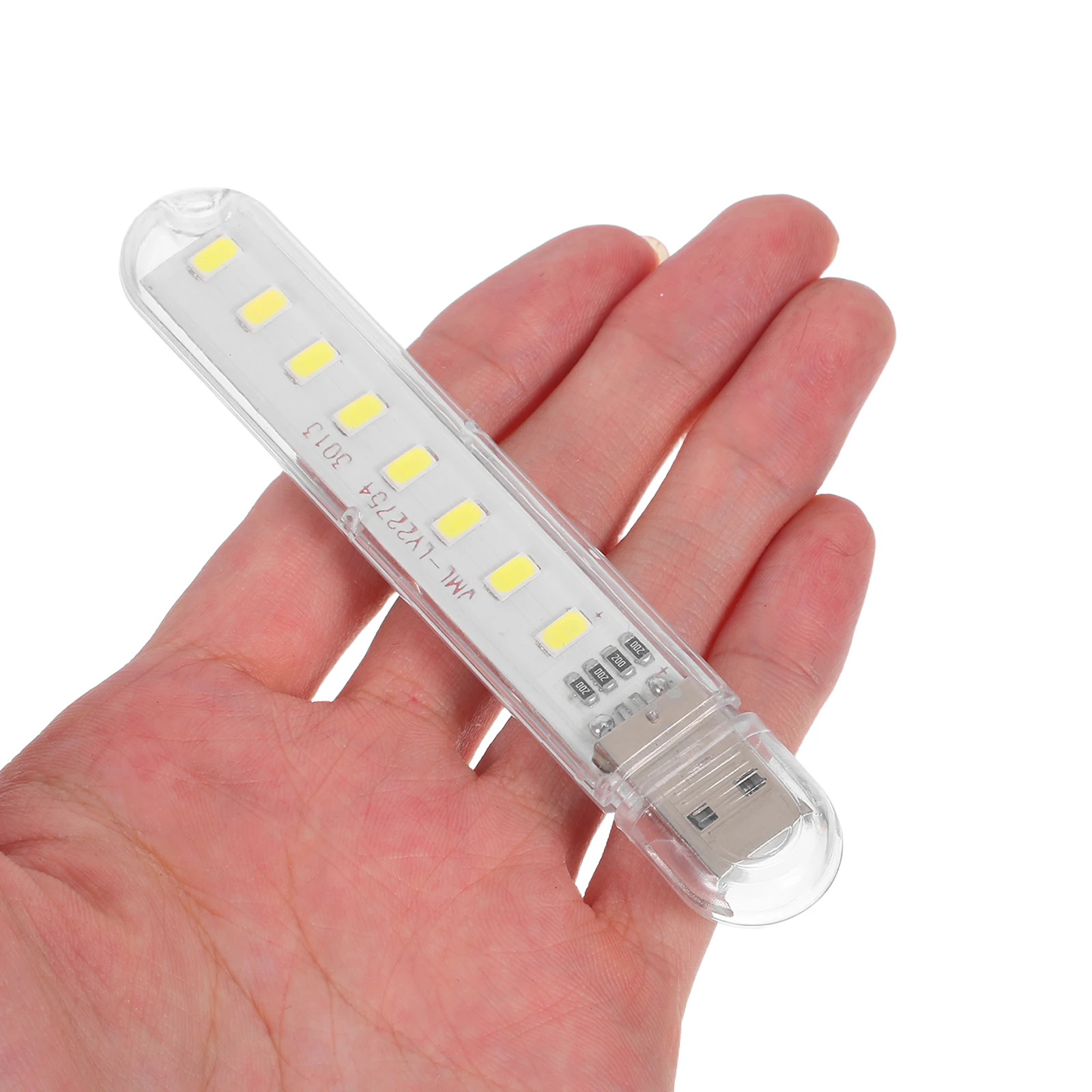 

4pcs Mini Usb Led Lamp 8-Led Night Light For Bedside Laptop Desktop Portable Decorative Lighting Party Home Office