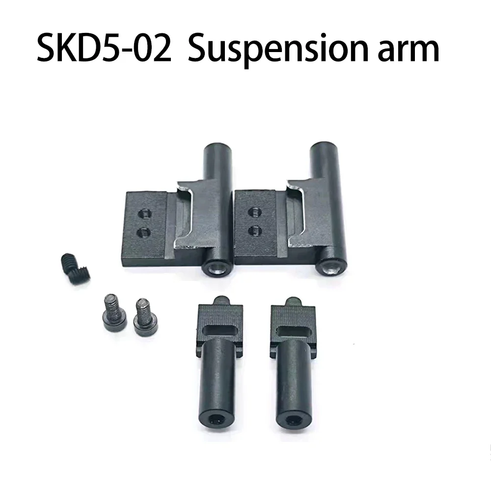 #SKD5-S01BK CVD Metal Steering Suspension Upgrade Kit Shock Absorber Lower Arm for 1/10 RC Car 3Racing Sakura D5