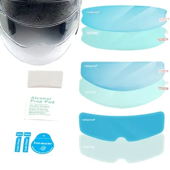 עדשות קסדה ננו סרט תיקון רכב חשמלי אוניברסלי רכיבה על בטיחות אופנוע קסדה עדשה סרט נגד ערפל