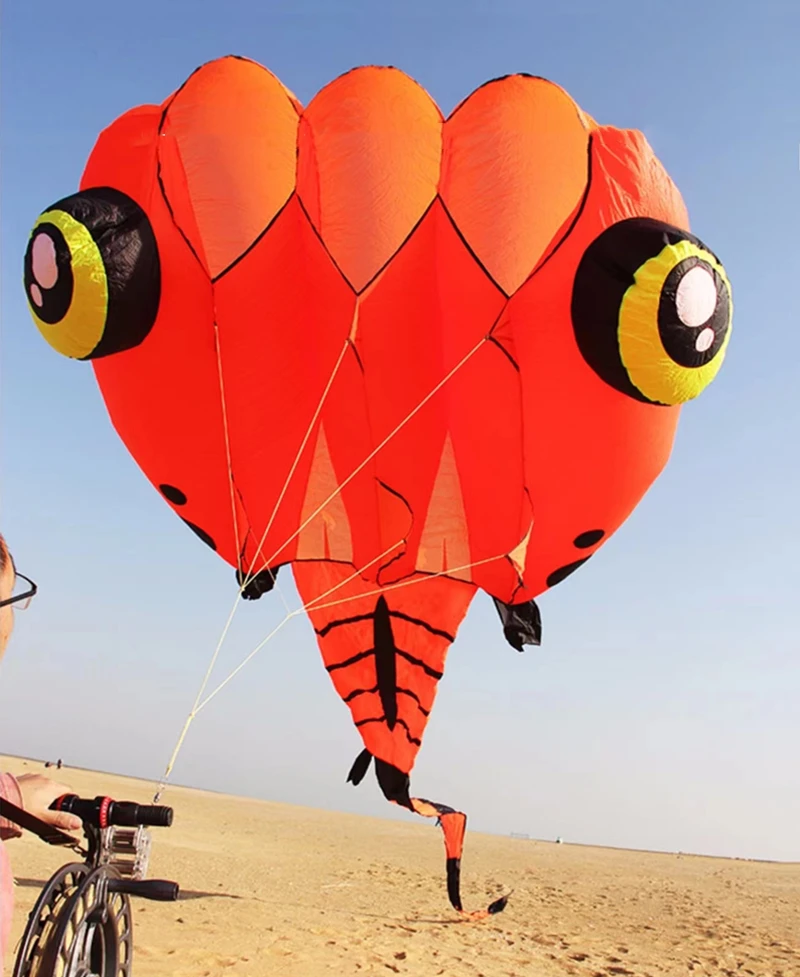 Cerf-volant professionnel en tissu doux pour adultes, grand cerf-volant têtard, jouet animal, parachute d'usine de poulpe, livraison gratuite