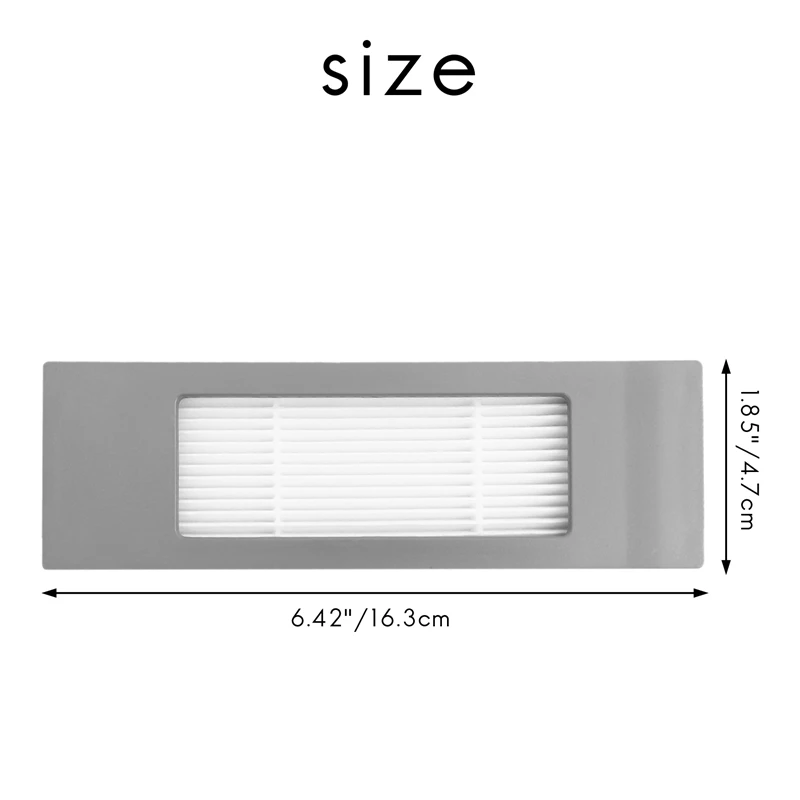 ABGG-Filter Sets Replacement For Ecovacs Deebot OZMO 920, 950, T5, T8 AIVI Robot Vacuums, 8-Pack