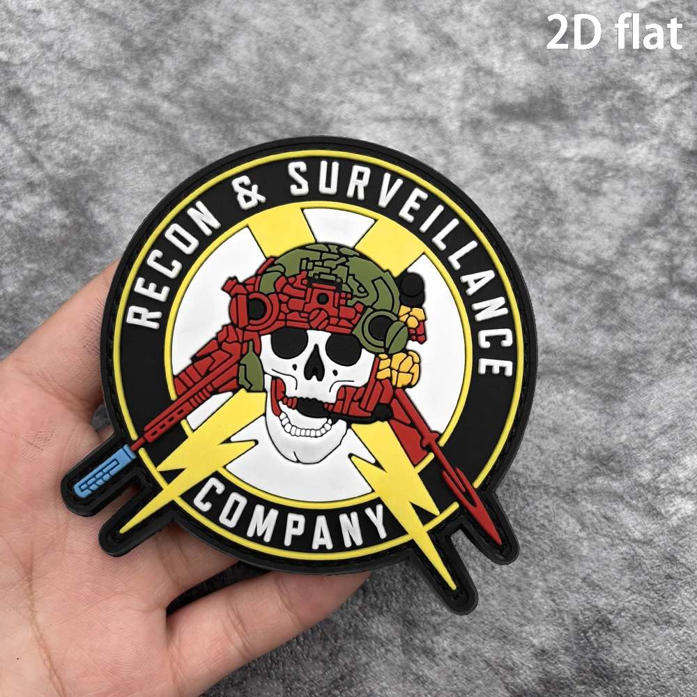 Yellow and black lightning circular tactical luminous patch, 2D flat PVC material, 1 piece, soft material that does not damage fabric, can be repeatedly removed and reattached, suitable for cycling and outdoor activities, decorative armband with built-in luminous effect, patch comes with a free rough side