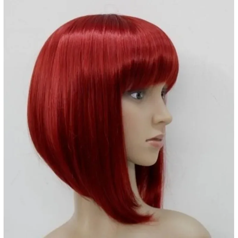 Hivision Center Dot Strawberry Blonde Mix Bla Bob Mushroom Style wig