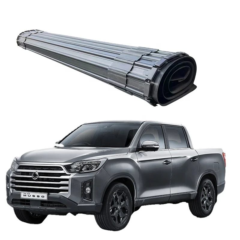 

4x4 accessories vehicles tonneau cover pickup Hard roll-up bed for Ssangyong MUSSO