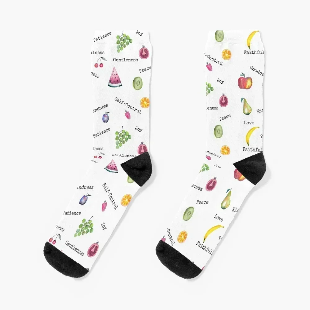 Fruit of the Spirit Socks anime retro winter gifts Girl'S Socks Men's