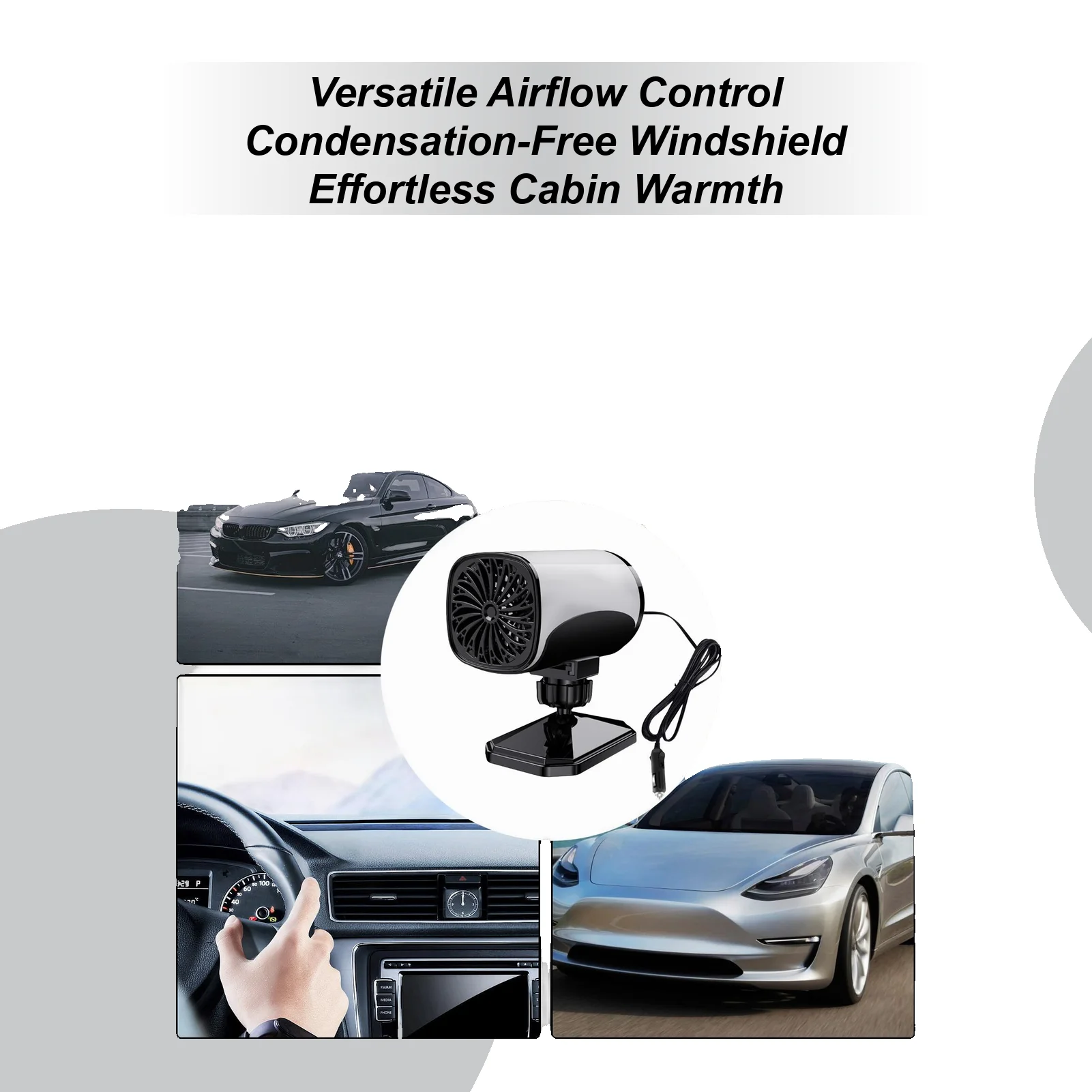 

Автомобильный обогреватель 150 Вт, 12 В, обогреватель, вращение на 360 градусов, маленькая вилка, вентилятор обогрева ветрового стекла для грузовика, автомобиля, седана, пикапа, скутера