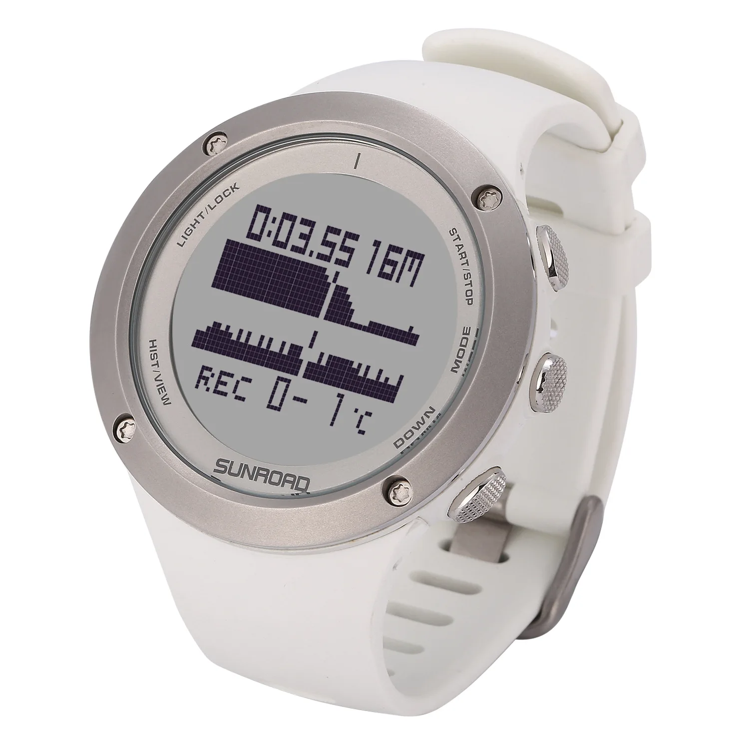 FR730 Height Measuring Instrument 50m Compass Barometric Altimeter Watch Water Resistance