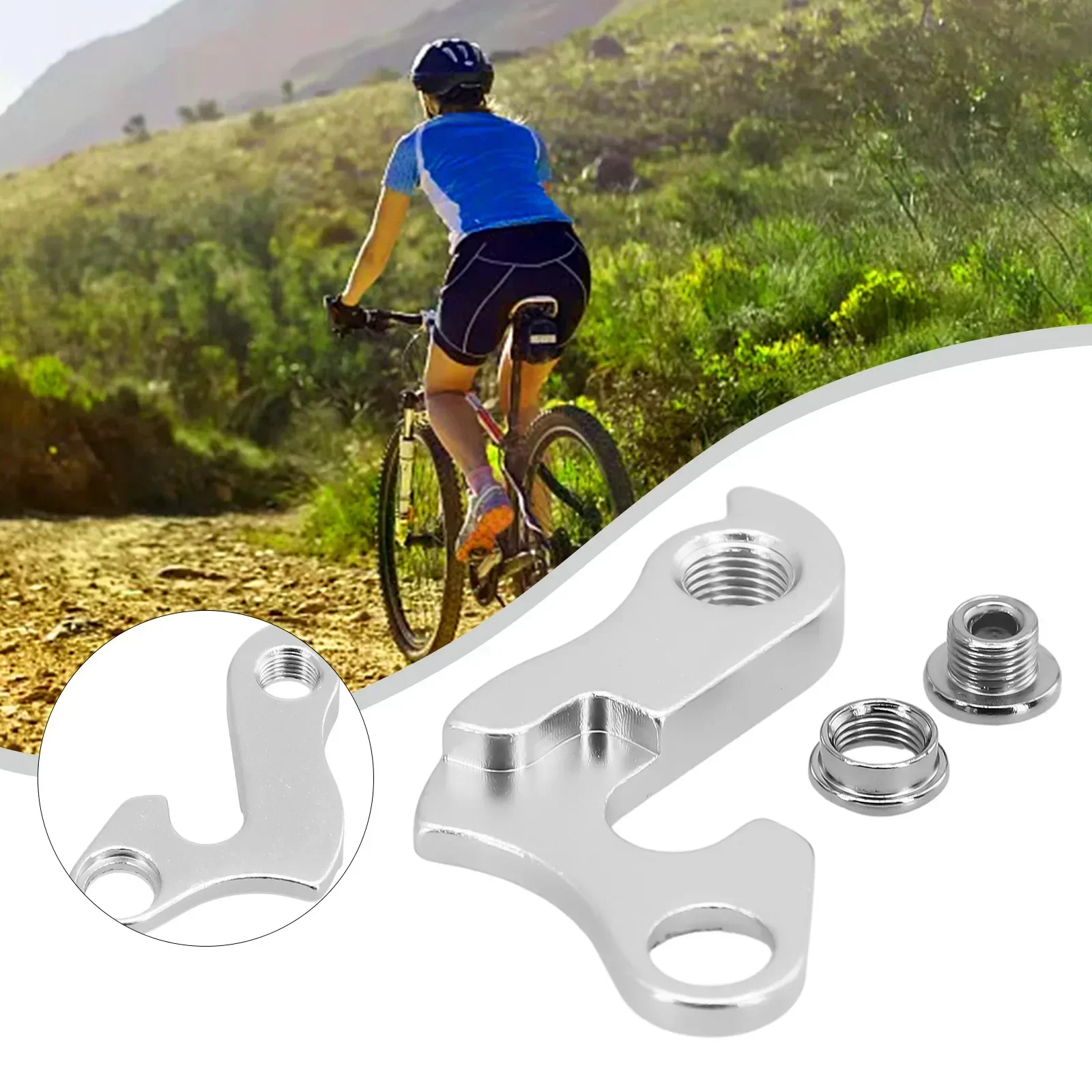 AliExpress MEROCA Metal Sturdy Mounting Hanger Bolt Silver Bicycle MTB Bike Convertor Adapter Nut Replacement Cycling