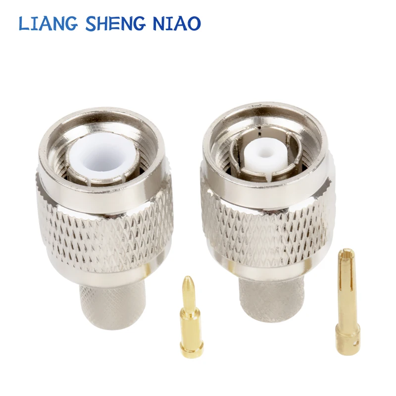 RP-TNC-J-5 RF connector TNC male inner hole -5 pressure 50-5/5DFB/LMR300 feeder connector