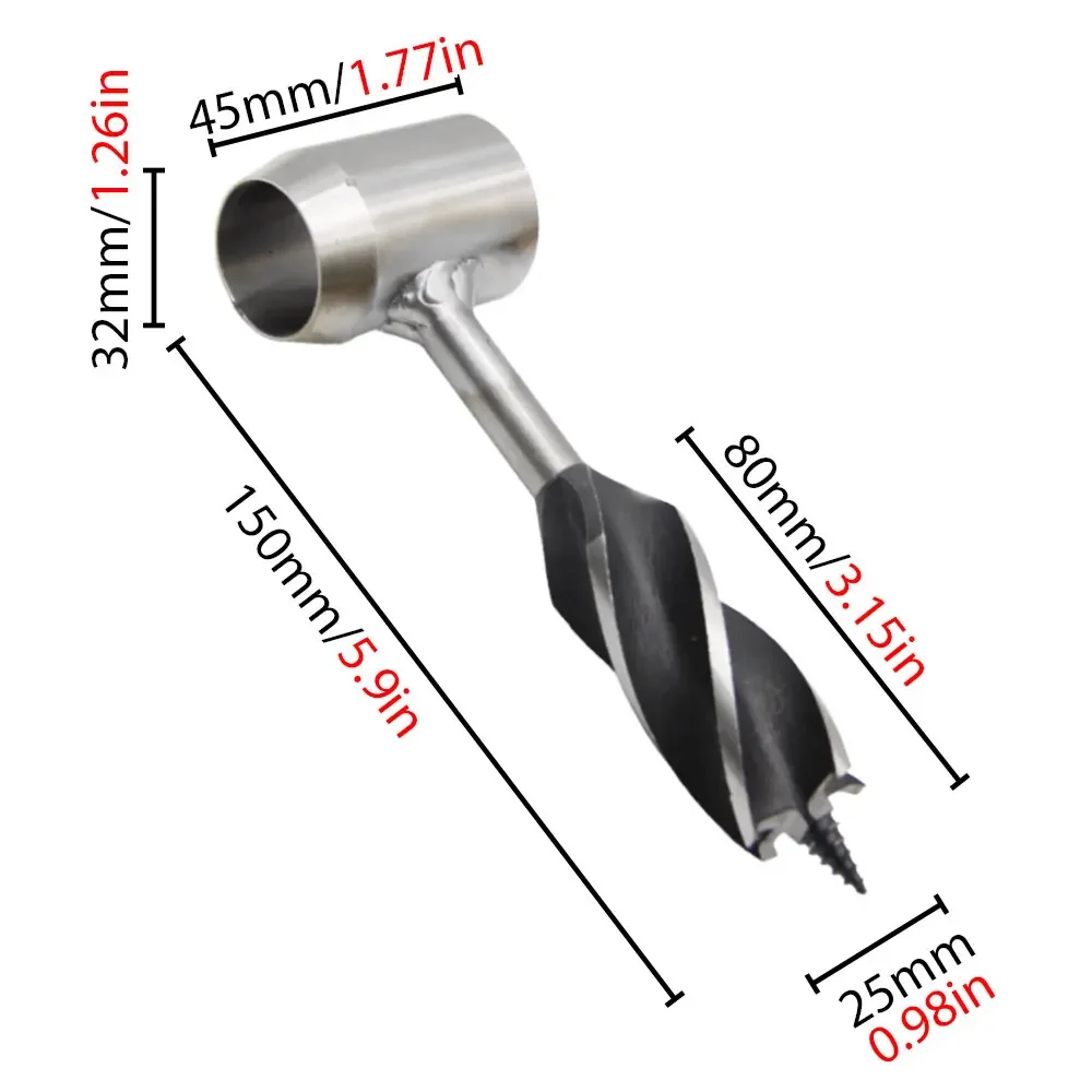 Auger Drill Bits Outdoor Survival Hand Drill Survival Gear Tool Sports Jungle Crafts Camping Bushcraft Accessories Hand Twist Dr