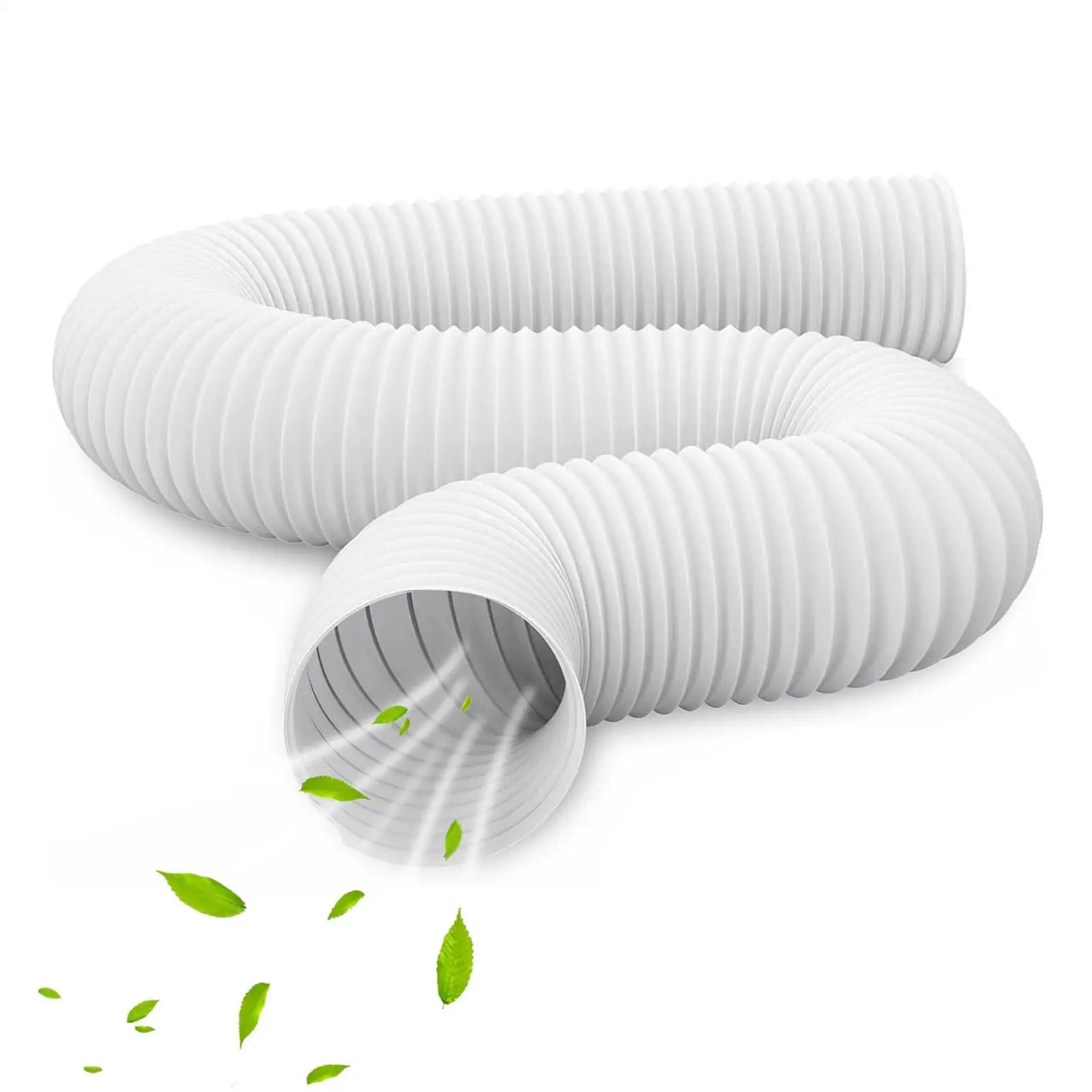 Air Conditioner ท่อเชื่อมต่อ Fit แบบพกพาแบนเครื่องปรับอากาศท่อไอเสียอะแดปเตอร์ 5.1in 5.9in เส้นผ่านศูนย์กลาง Vent Tube Coupler