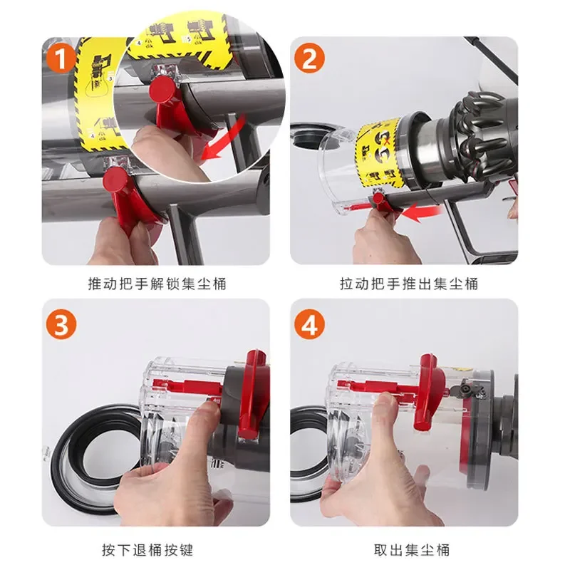 بديل صندوق الغبار لمكنسة Dyson الكهربائية ، علبة ، أجزاء دلو ، V10 ، SV12 ، V11 ، V15 ، SV14 ، SV15 ، SV22