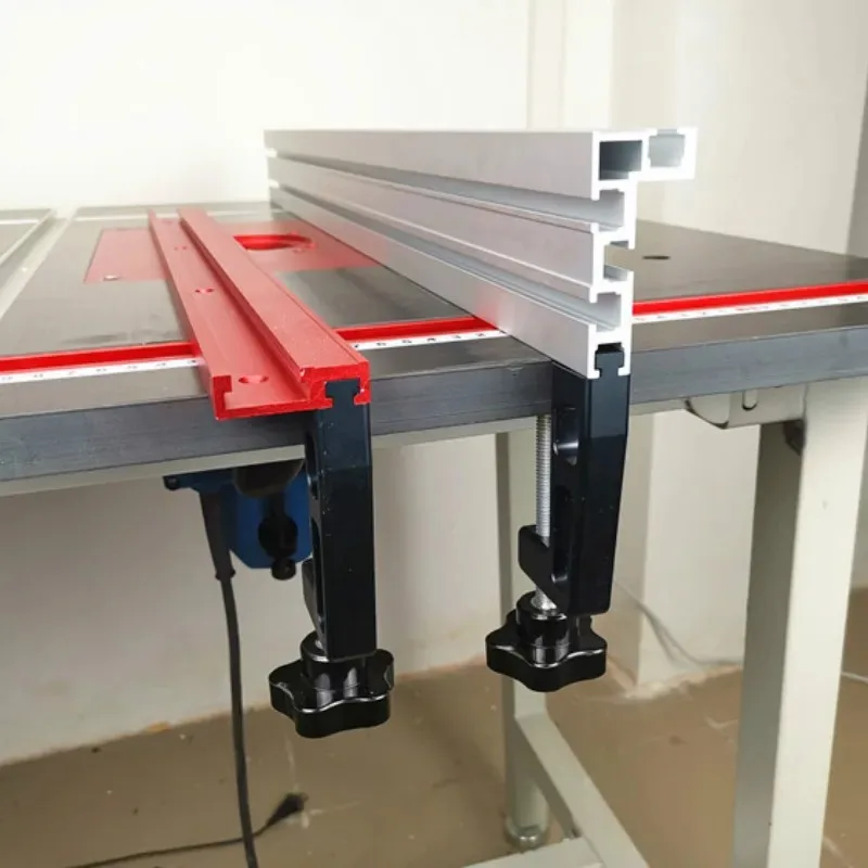 Pista universale 45 tipo T-Track T-slot mitra Jig in lega di alluminio mitra track Stop lavorazione del legno strumenti fai da te per strumento di