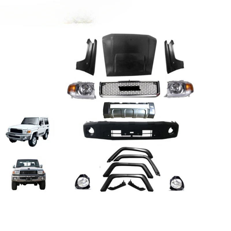 car body kit front bumper grille for LAND CRUISER FJ79 Car Body Kit 2021 Body Parts