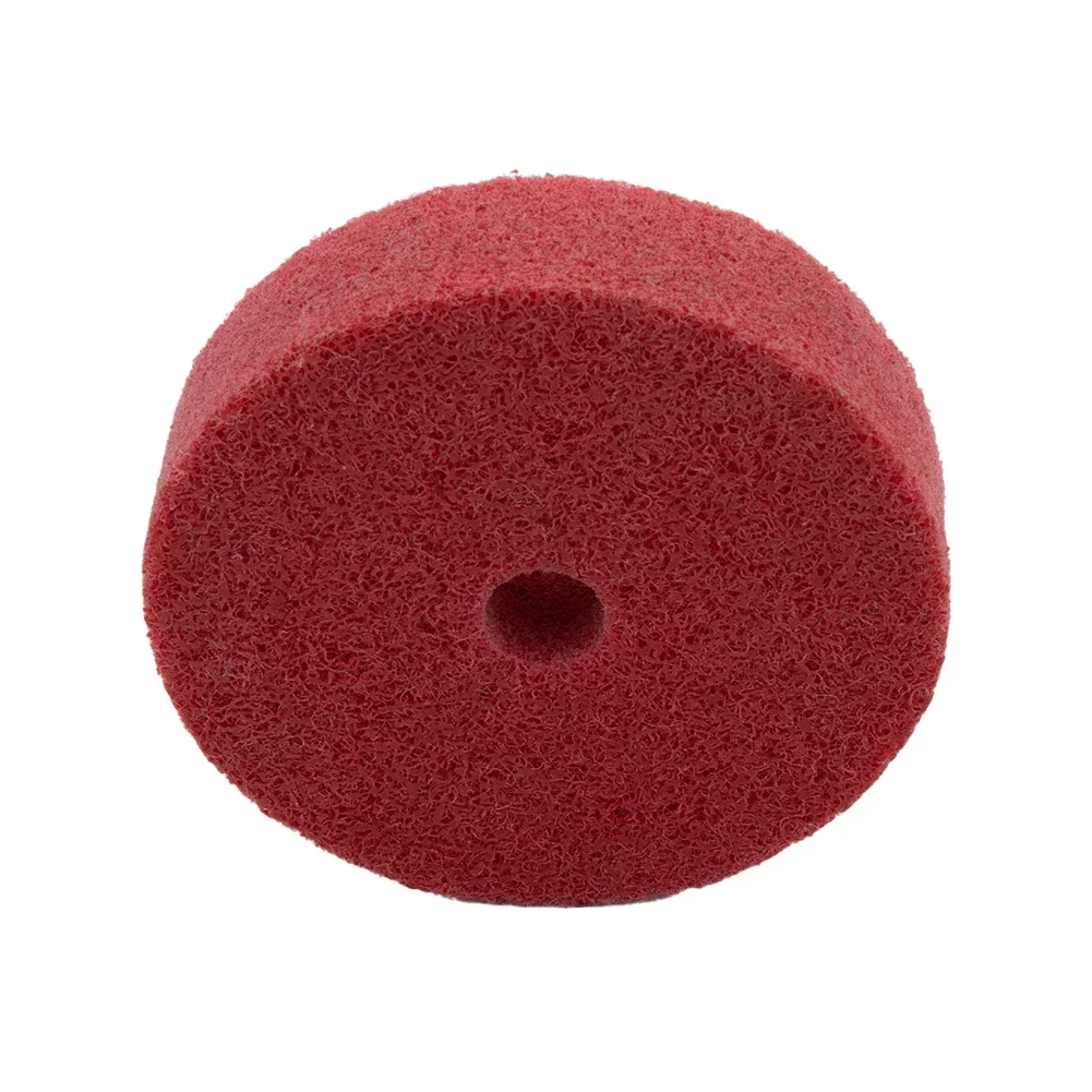 1pc 3Inch 75mm Nylon Fiber Polishing Buffing Buffer Pad Nylon Grinding Wheel  Grinding Disc Wheel Abrasive Tool For Metal Wood