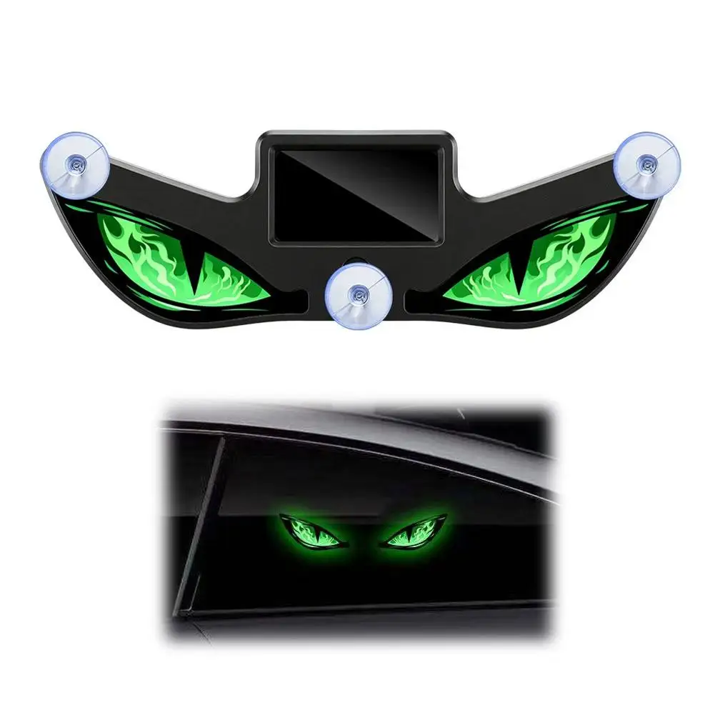 Solarbetriebene Auto-LED-Warnleuchte Typ C mit Doppelladung, Teufelsaugen-Stroboskop-Signallampe, Universelles Auto-Diebstahlschutz-Zubehör – Detail 3