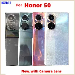 New For Honor 50 Honor50 Back Glass Cover Housing Door  Rear Chassis Battery Case Lid Smartphone Parts