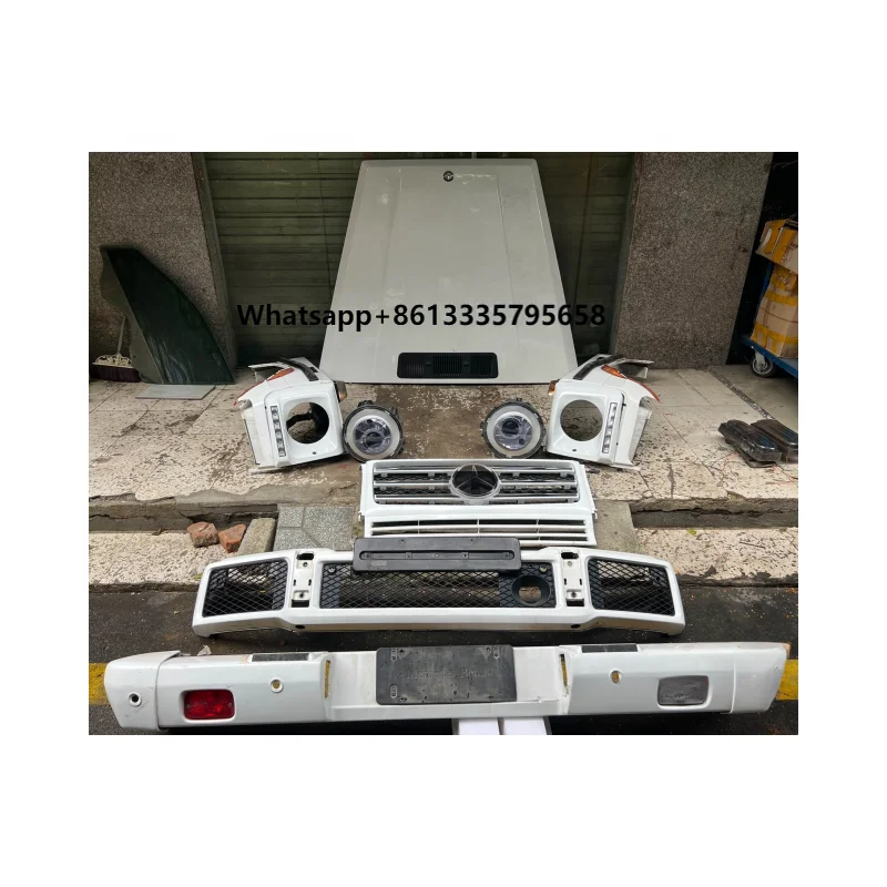 

For Mercedes Benz G500 Hood Fender Front Bumper Rear Bumper Headlights Grill Fog Light Body Kit