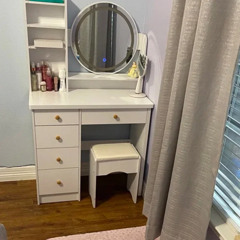 Factory Direct Compatible With Cream Wind Dresser Chest Integrated Dressing Table