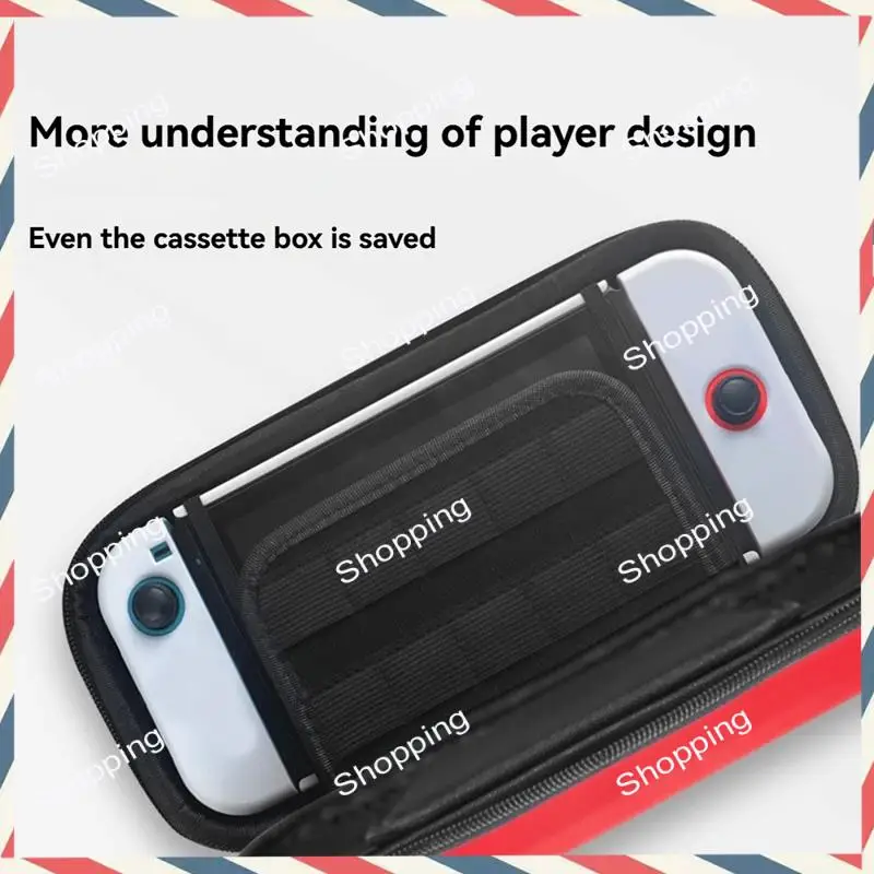 

M20K For Nintendo Switch OLED Storage Bag Crystal Clear Case For Nintendoswitch OLED Console Anti-Blue Glass Film Accessories B