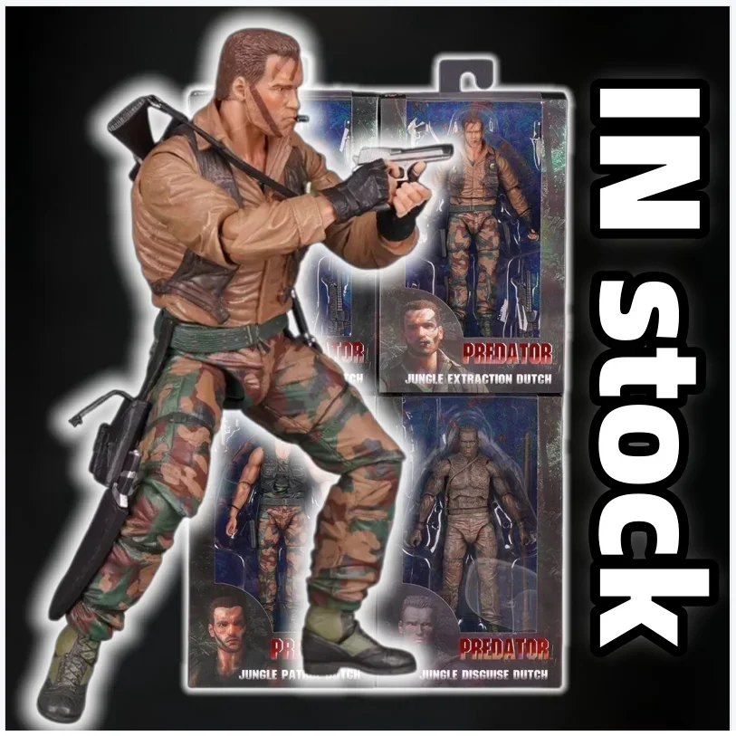 

В наличии: Фигурки NECA KO Predator 30th Anniversary Jungle Encounter Dutch Extraction, Dutch Patrol, Dutch Disguise, Dutch Action Figures