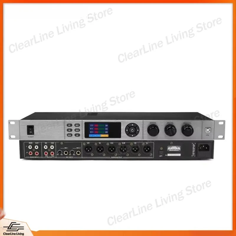 Digital Signal Processor DSP Audio Crossover Loudspeaker Management System KTV Professional Sound Effects Processor Equalizer