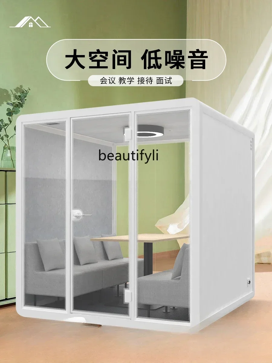 

1 Stanza insonorizzata domestica rimovibile Cabina silenziosa per interni Cabina telefonica per sala conferenze per for