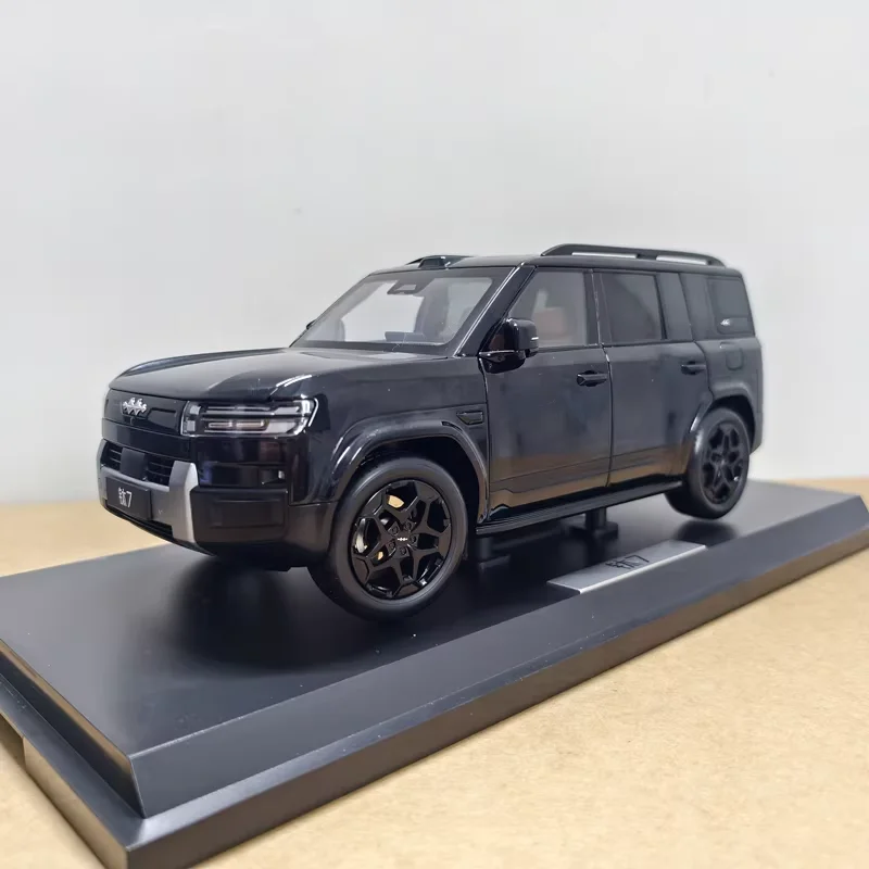 Novo Modelo de Carro Diecast BYD Leopard Titanium 7 Escala 1:18 SUV de Liga Leve para Colecionadores e Entusiastas de Veículos Off-Road de Nova Energia