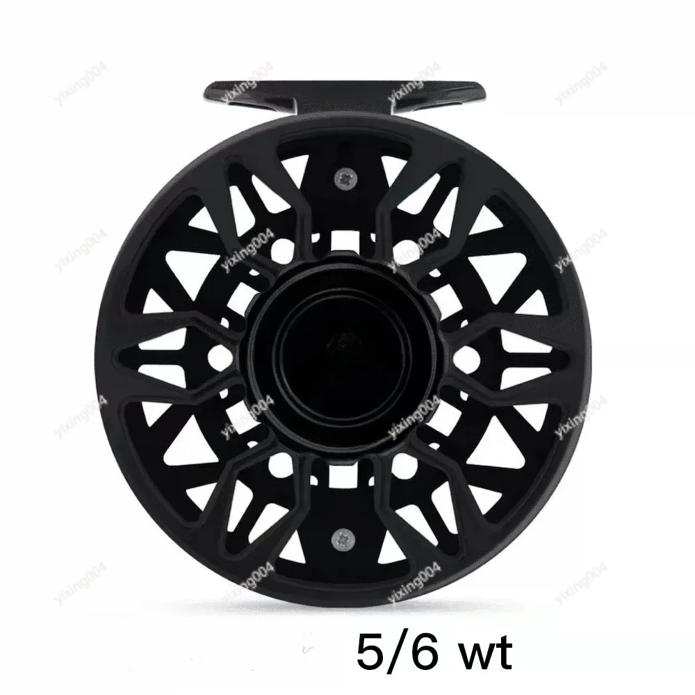 Aluminum Alloy Fly Fishing Reel, Large Arbor Lightweight Fly Reel for Freshwater Stream Angling