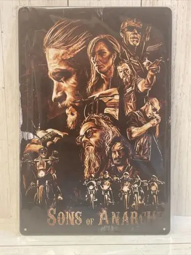 Poster-Blechschild Jax Clay Tig Opie Jemma Juice Bobby SOA-Aluminium-Blechschild