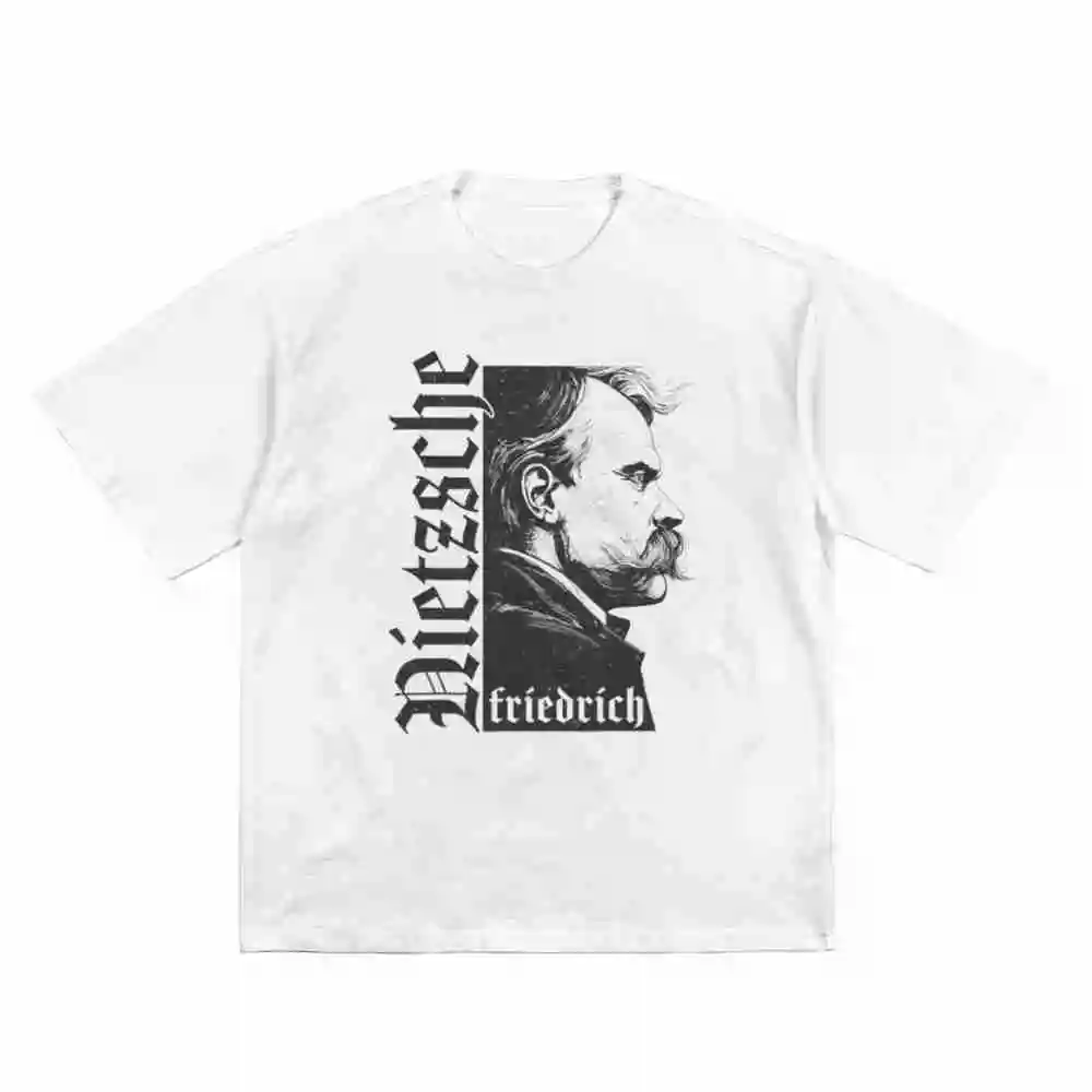 Friedrich Nietzsche Ethics Morality Philosophy Short Sleeve Tee 100% Cotton T-Shirt